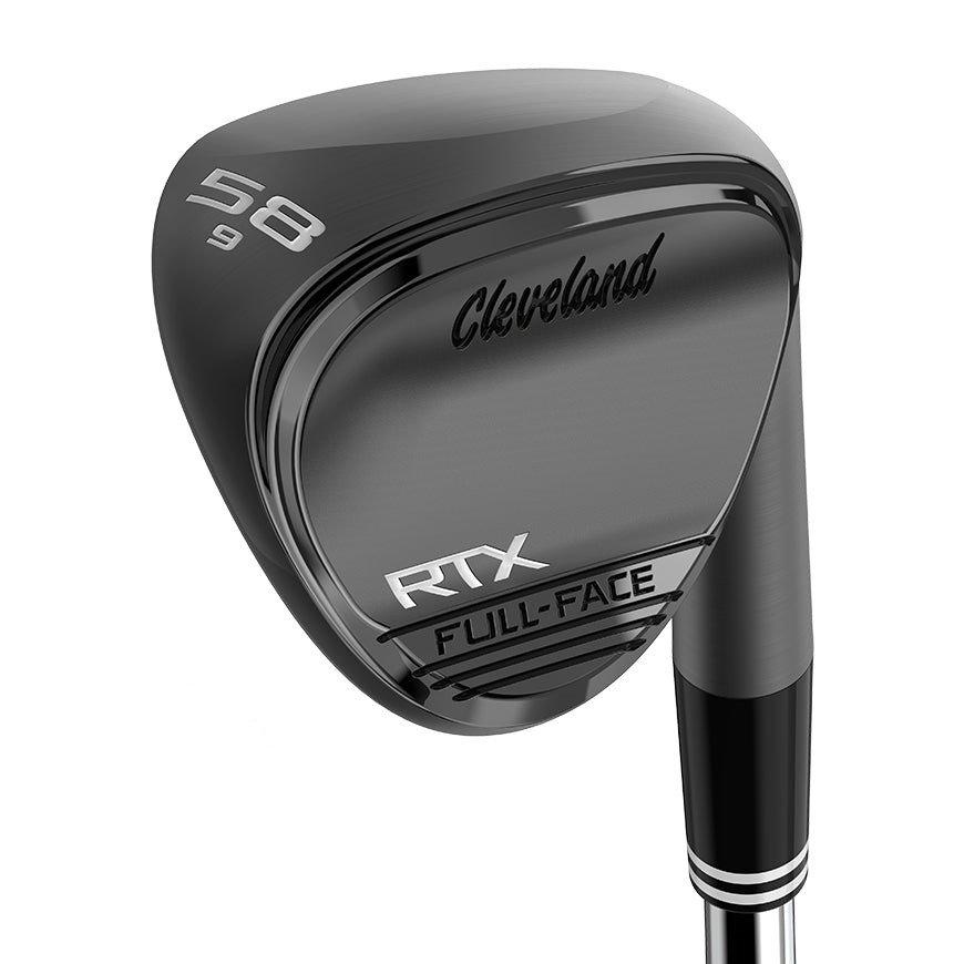 RTX Full-Face Black Wedge with Steel Shaft | CLEVELAND | Wedges 